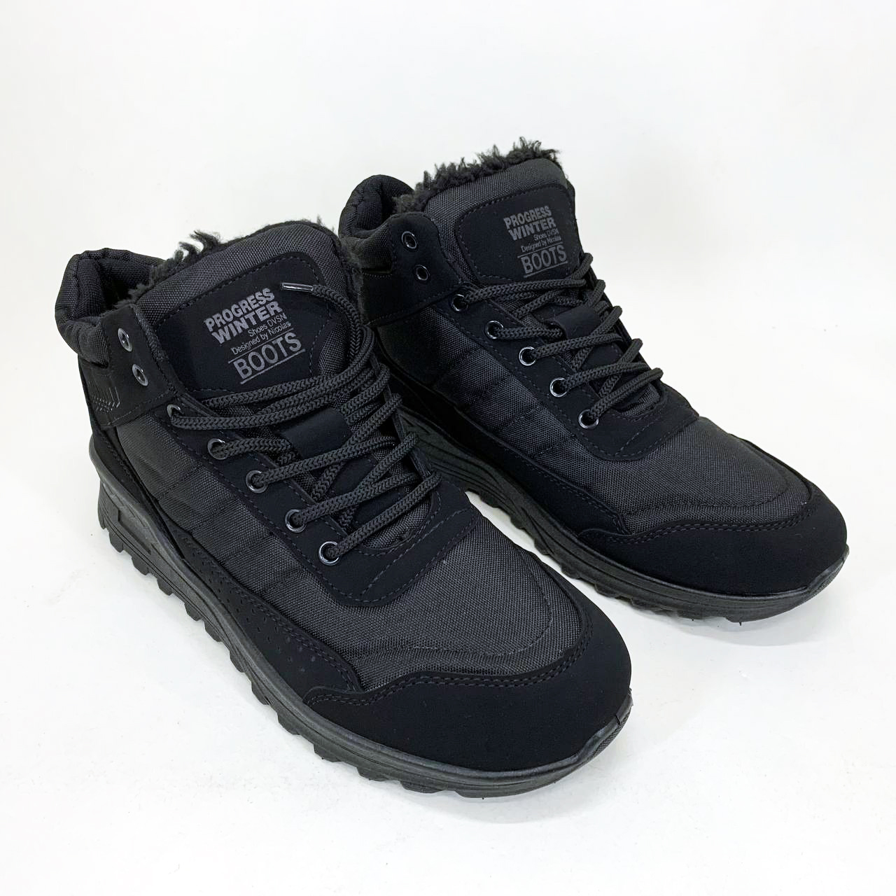 Ботинки мужские 45р 29см, Термо кроссовки зимние, Зимние мужские кроссовки из текстиля