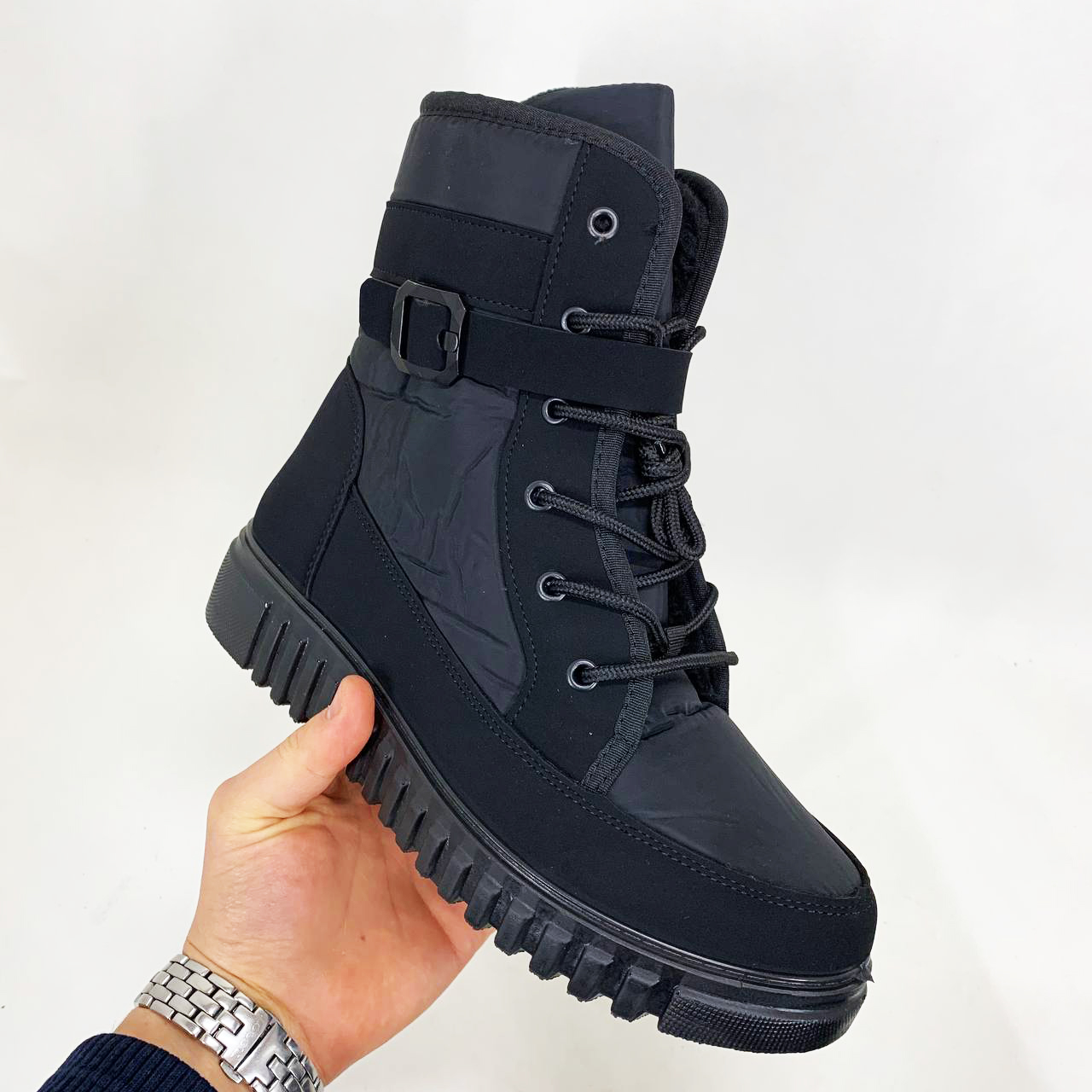 Сапоги женские 40р 26см, Дизайнерские женские ботинки, Женская демисезонная обувь утепленная