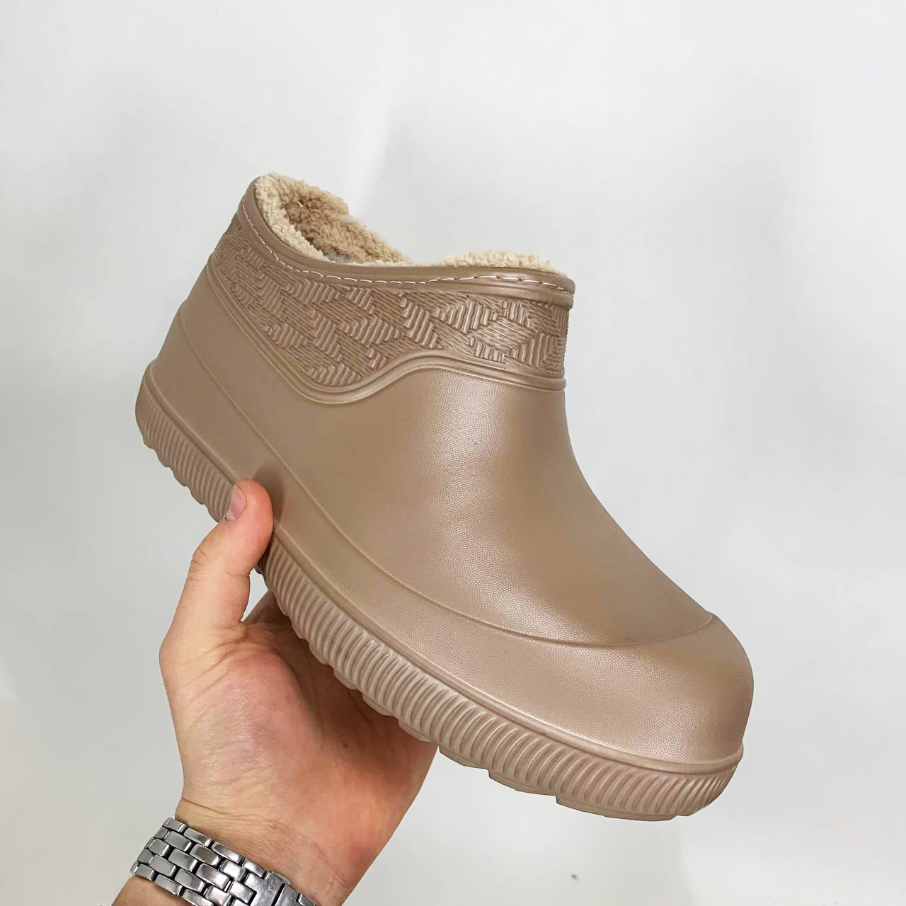 Галоши утепленные женские 38р 23см, Женские бабуши на меху