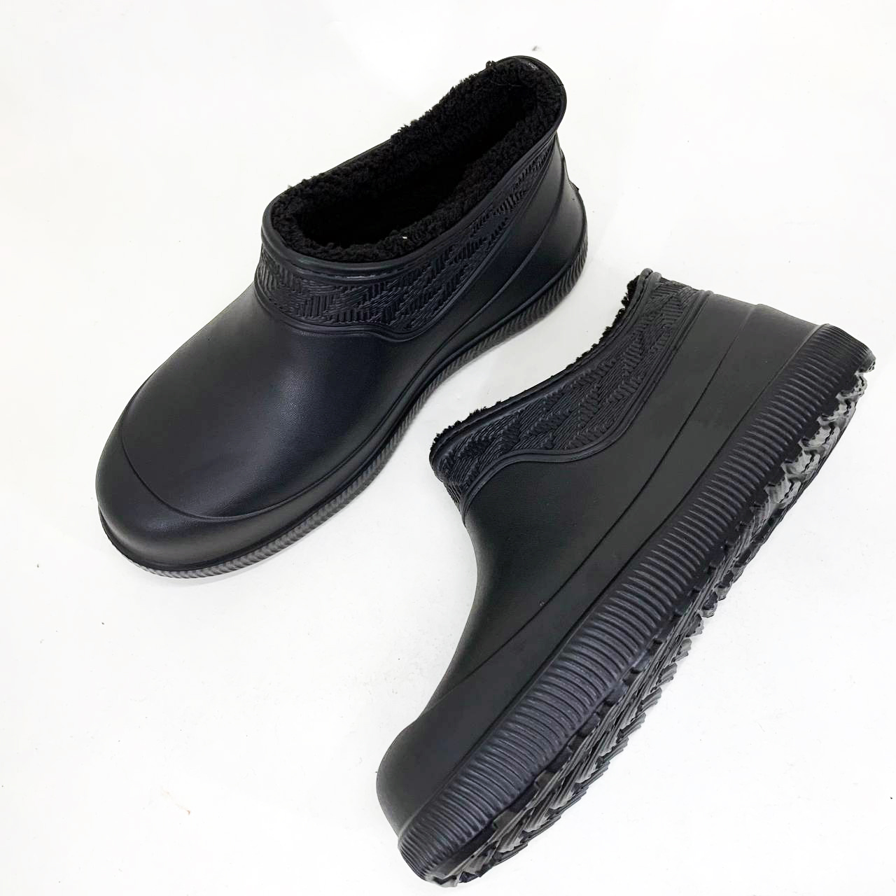 Галоши утепленные женские 41р 25.5см Женские ботинки из нейлона Меховые бурки для дома