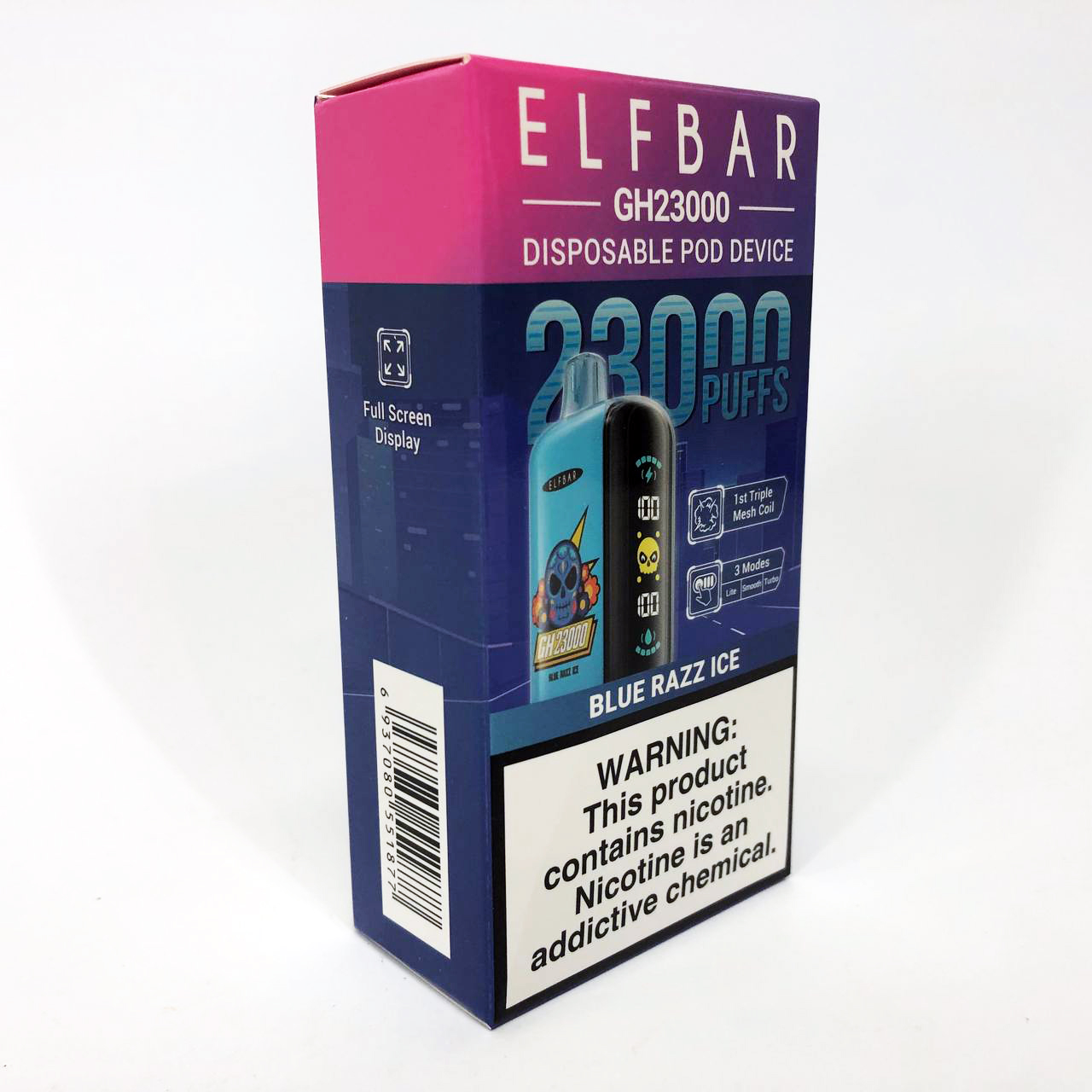 ELF BAR GH 23000 5%. Синяя малина (Blue Razz Ice)