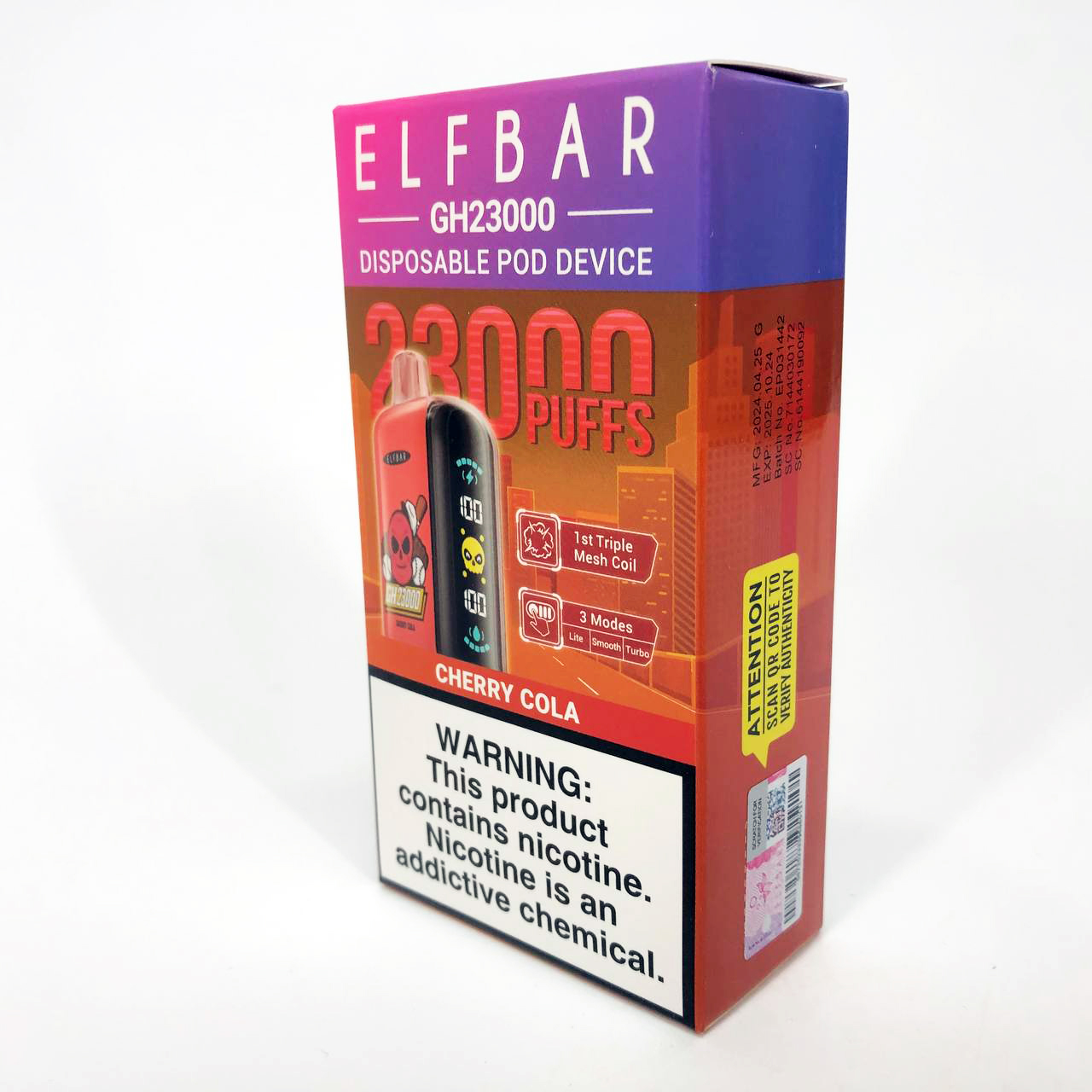 ELF BAR GH 23000 5%. Черри Кола (Cherry Cola)