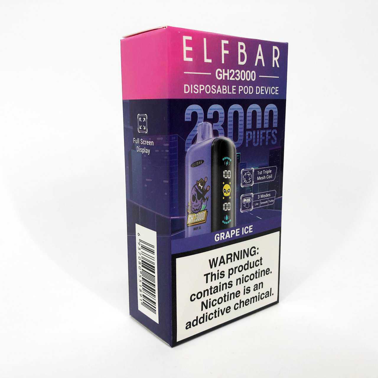 ELF BAR GH 23000 5%. Виноград (Grape Ice)