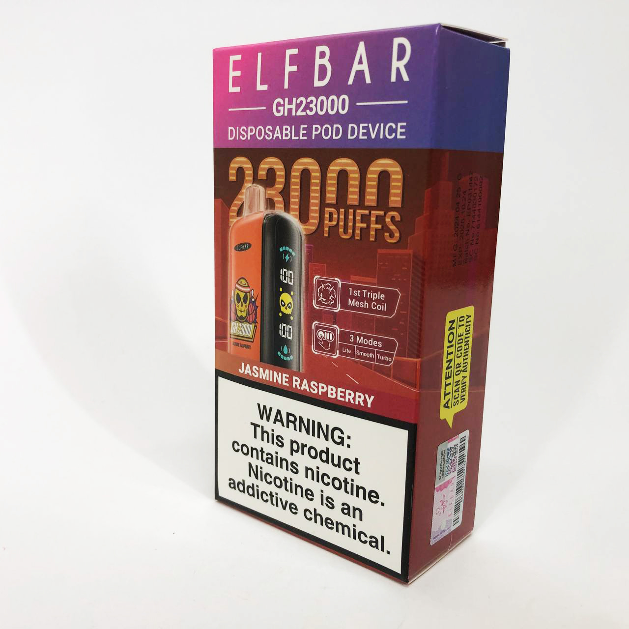 ELF BAR GH 23000 5%. Жасмин Малина (Jasmine Raspberry)