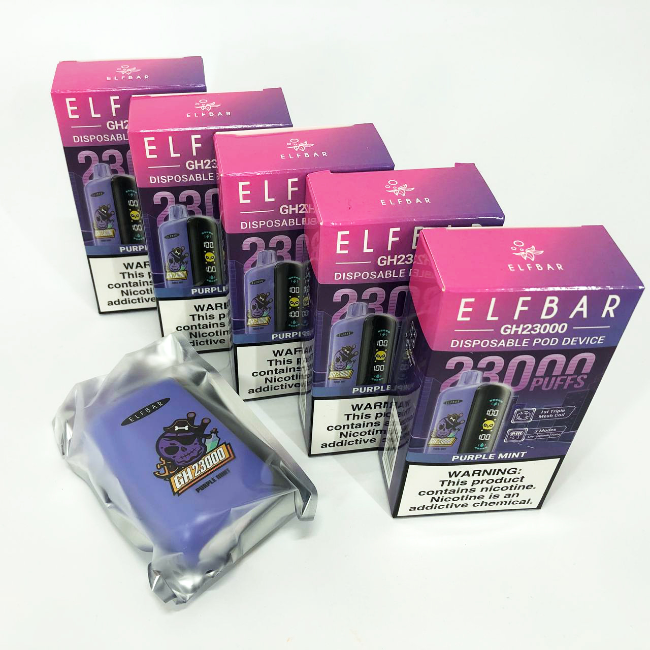 ELF BAR GH 23000 5%. Пурпурная Мята (Purple Mint)