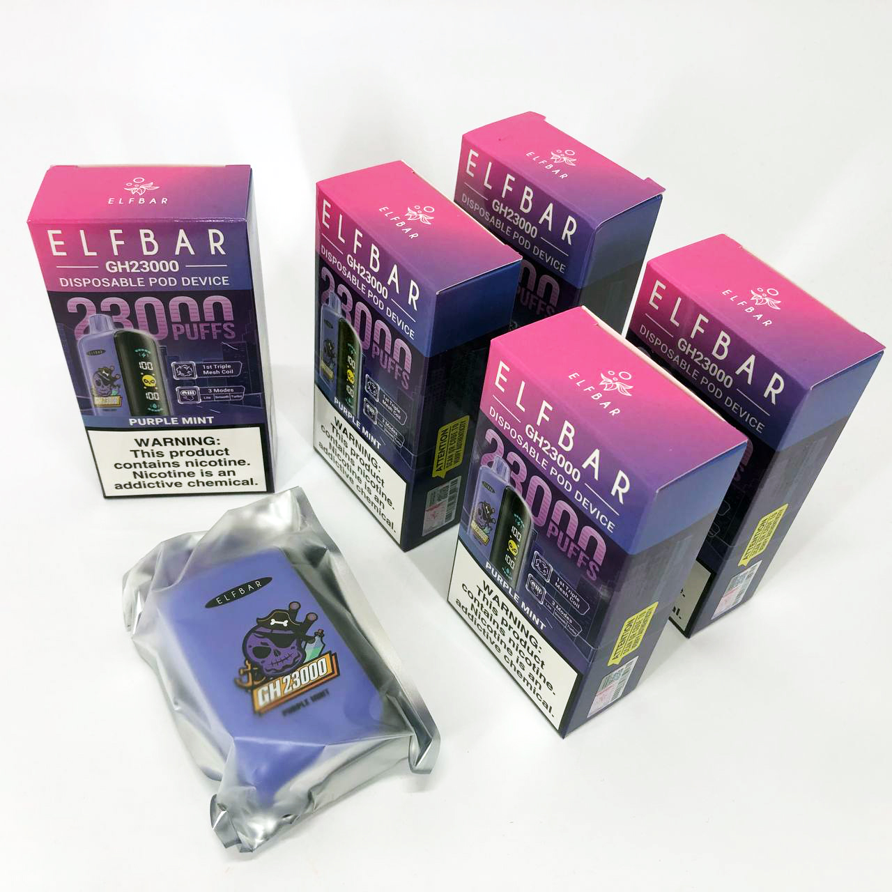 ELF BAR GH 23000 5%. Пурпурная Мята (Purple Mint)