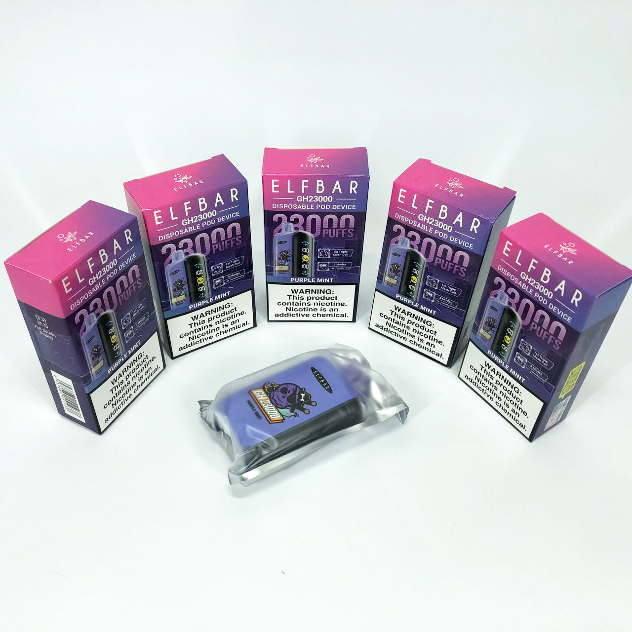 ELF BAR GH 23000 5%. Пурпурная Мята (Purple Mint)