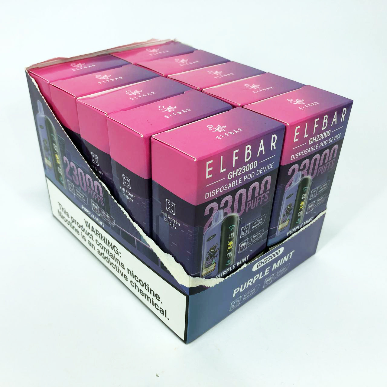 ELF BAR GH 23000 5%. Пурпурная Мята (Purple Mint)