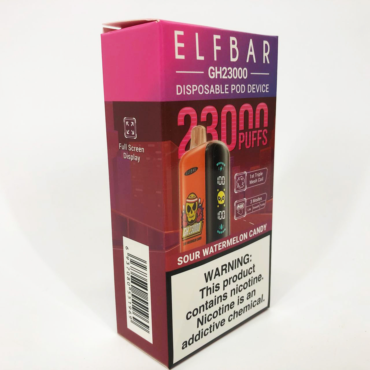 ELF BAR GH 23000 5%. Кислые Арбузные Конфеты (Sour Watermelon Candy)