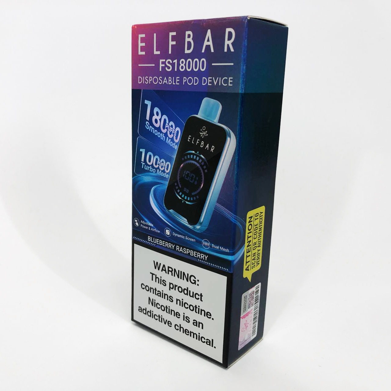 ELF BAR FS18000 5%. Черника Малина (Blueberry Raspberry)