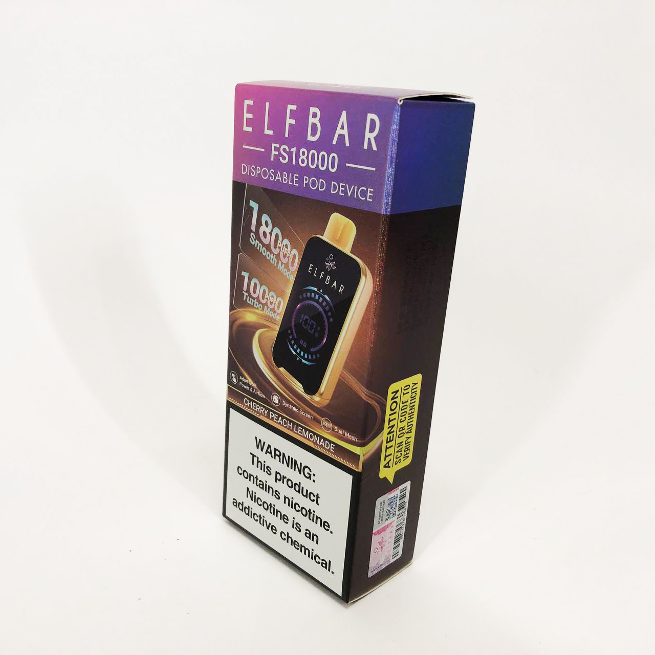 ELF BAR FS18000 5%. Вишня Персик Лимон (Cherry Peach Lemon)