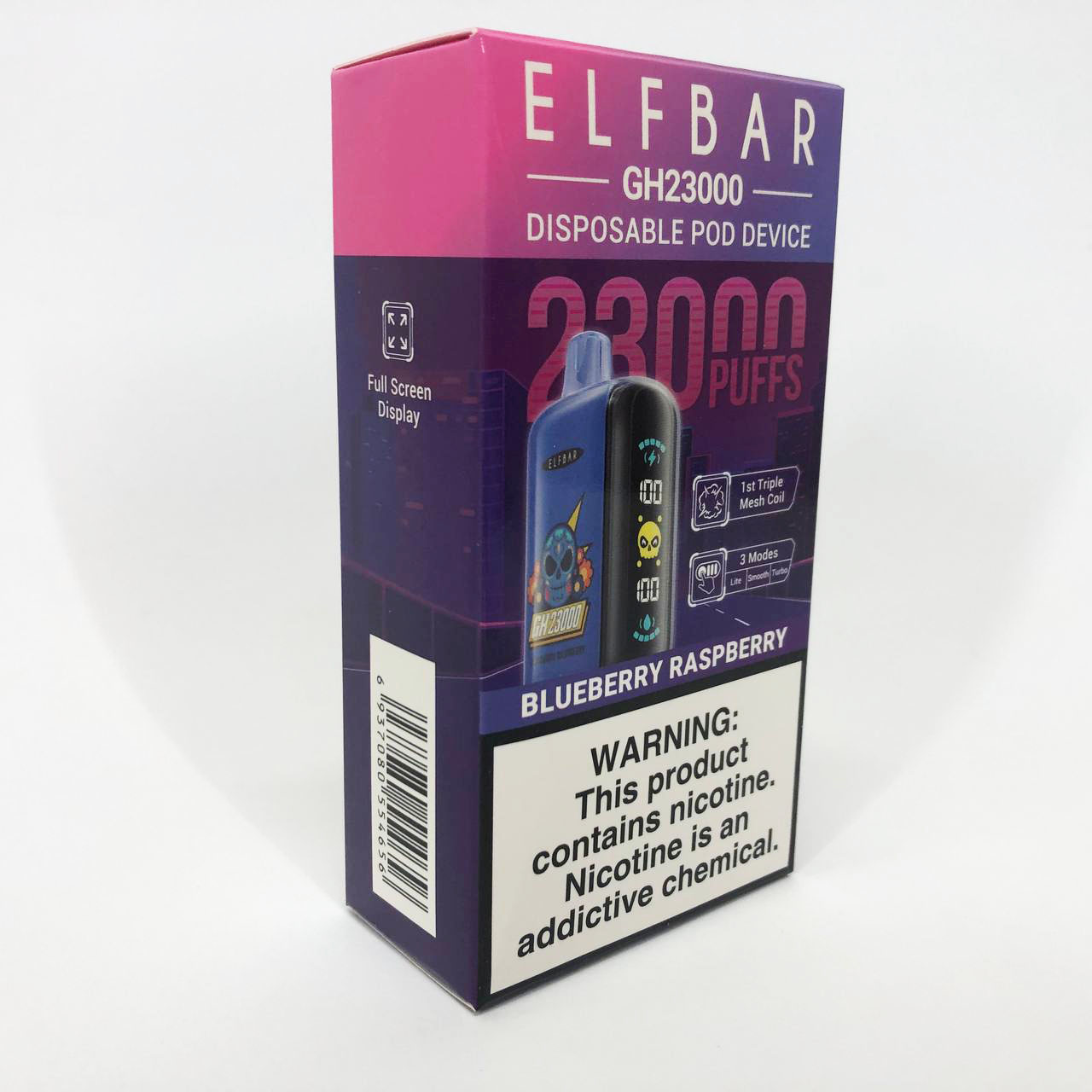 ELF BAR GH 23000 5%. Черника Малина (Blueberry Raspberry Ice)