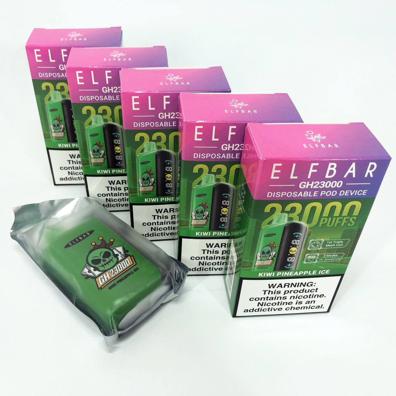 ELF BAR GH 23000 5%. Киви Ананас (Kiwi Pineapple)