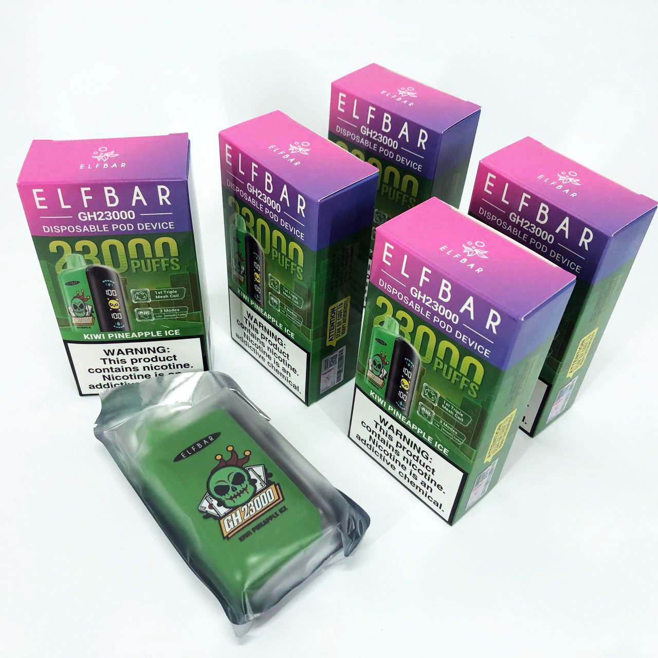 ELF BAR GH 23000 5%. Киви Ананас (Kiwi Pineapple)