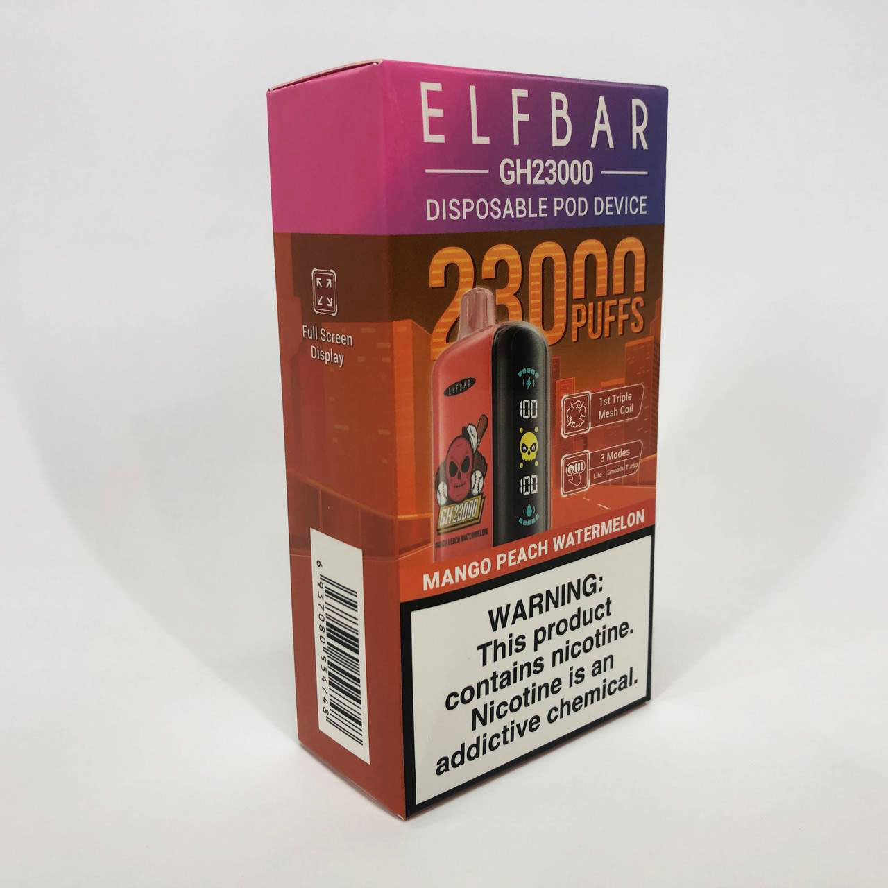 ELF BAR GH 23000 5%. Манго Персик Арбуз (Mango Peach Watermelon)