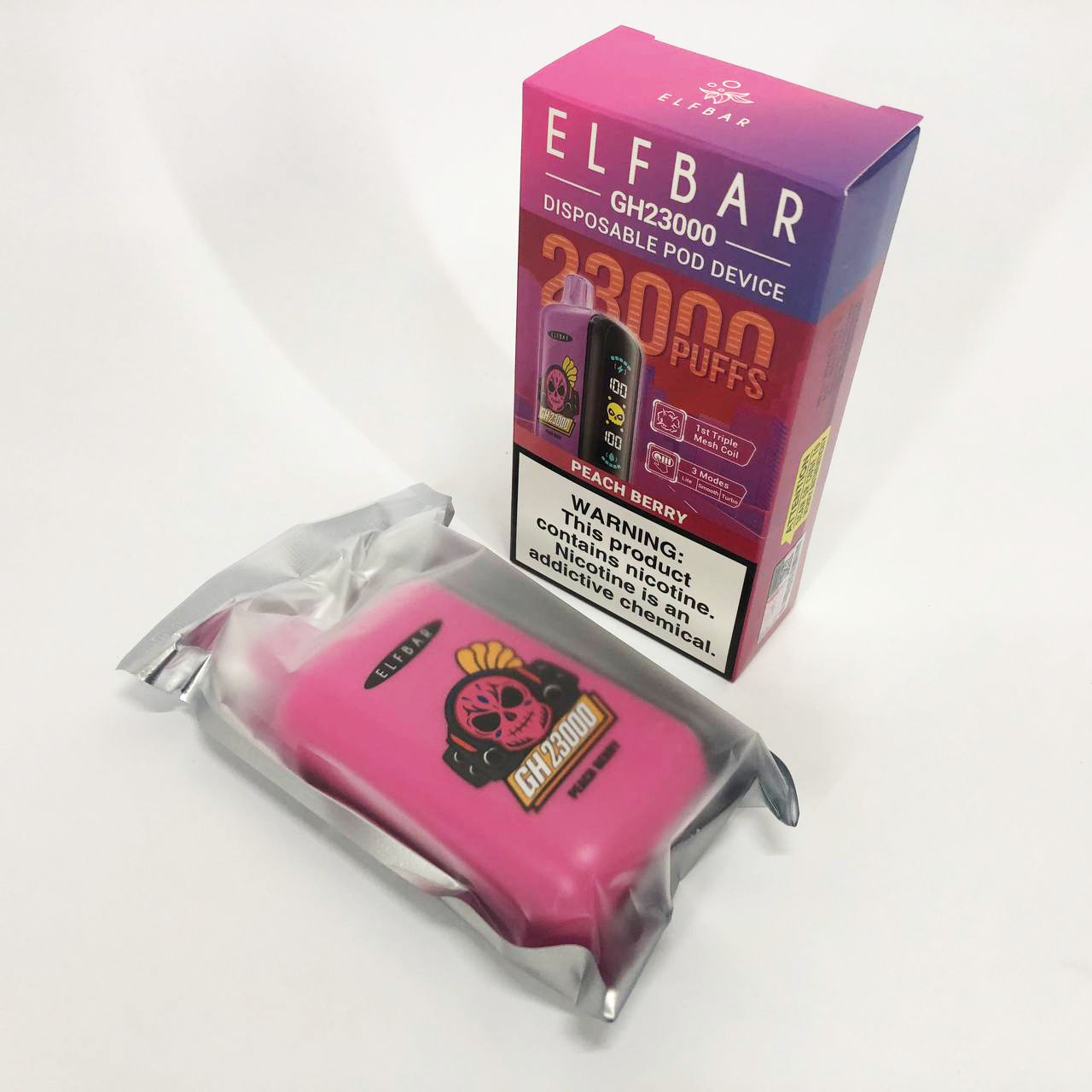 ELF BAR GH 23000 5%. Персик Ягоды (Peach Berry)