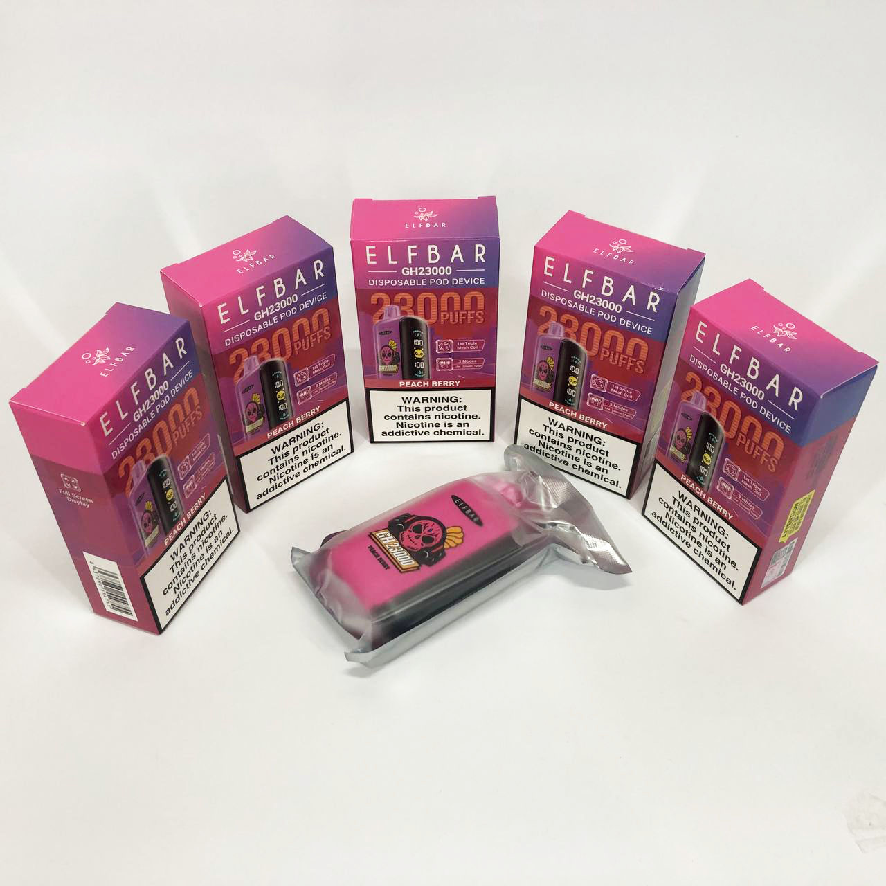 ELF BAR GH 23000 5%. Персик Ягоды (Peach Berry)