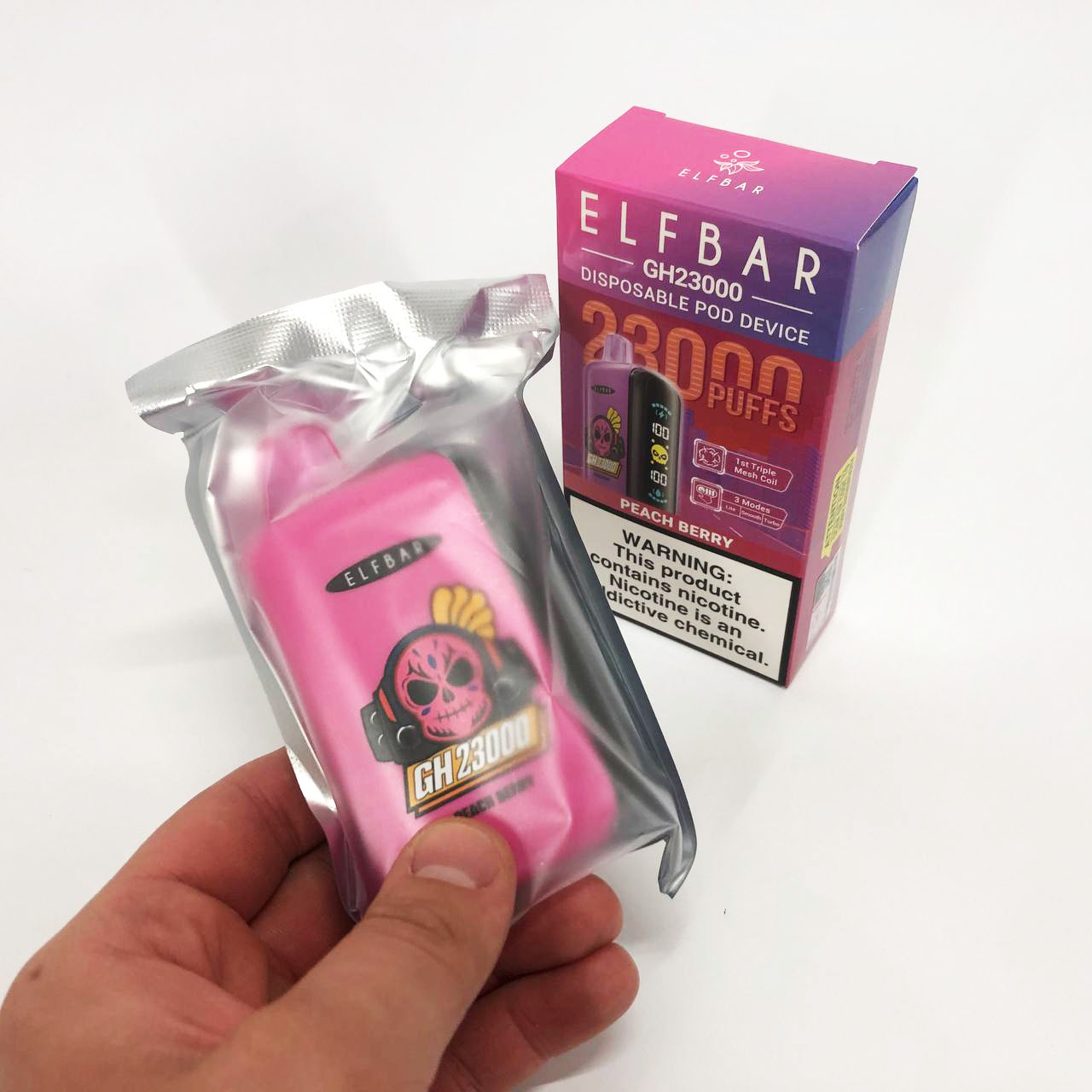 ELF BAR GH 23000 5%. Персик Ягоды (Peach Berry)