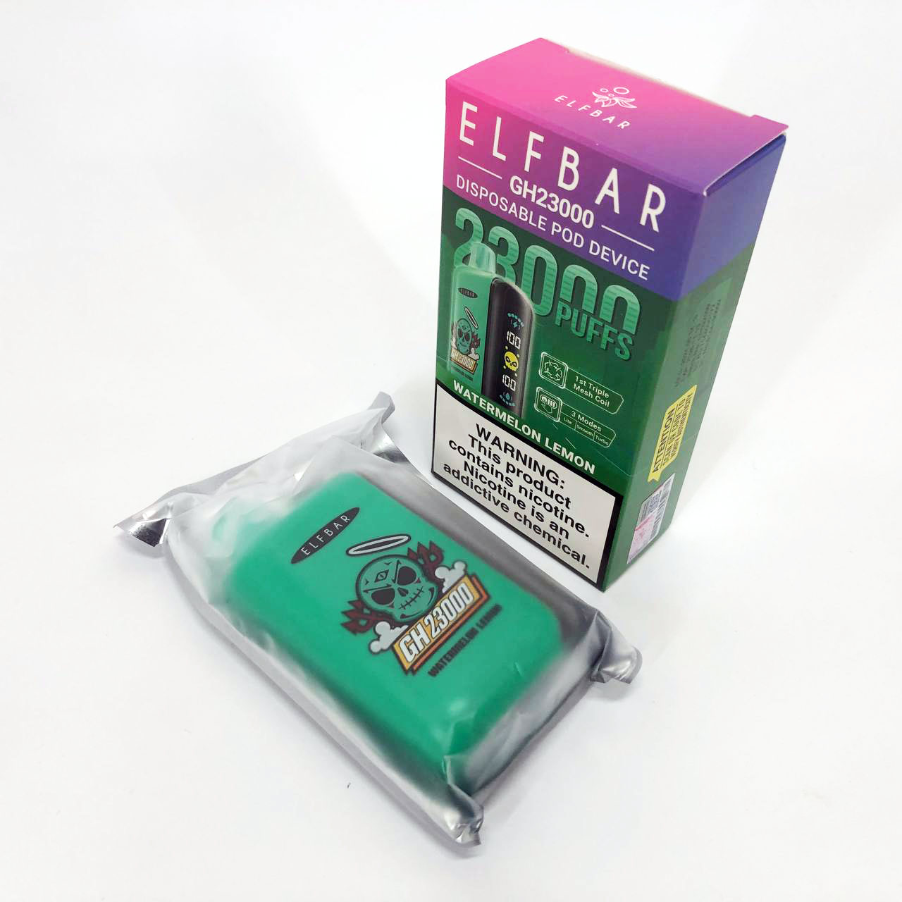 ELF BAR GH 23000 5%. Арбуз Лимон (Watermelon Lemon)