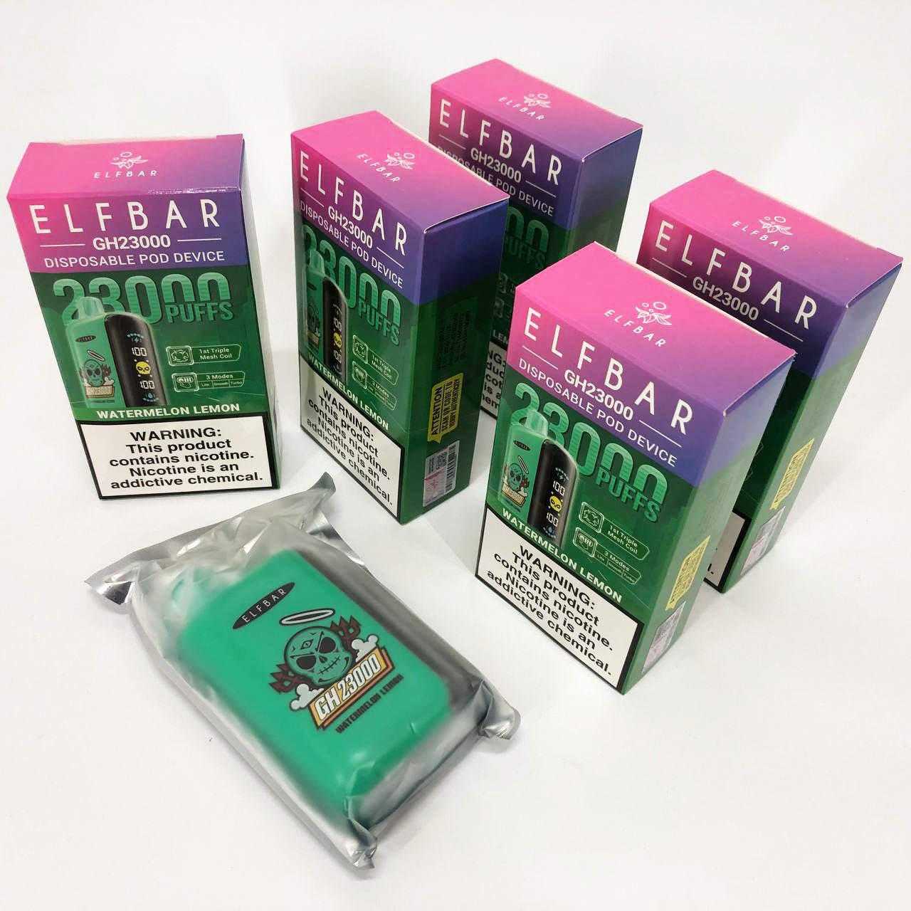 ELF BAR GH 23000 5%. Арбуз Лимон (Watermelon Lemon)