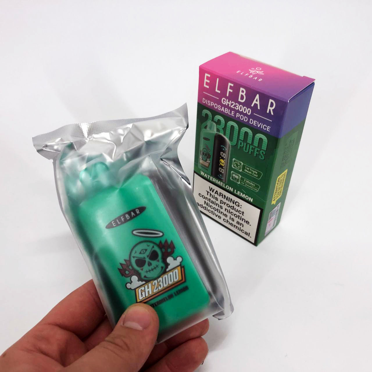 ELF BAR GH 23000 5%. Арбуз Лимон (Watermelon Lemon)
