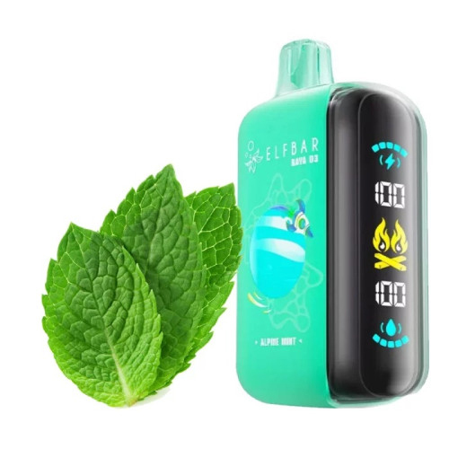 Elf Bar Raya D3 25000. Мята (Alpine Mint)