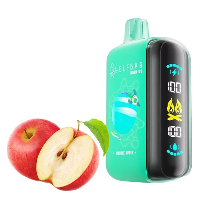 Elf Bar Raya D3 25000. Яблоко (Double Apple)