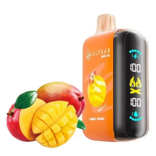Elf Bar Raya D3 25000. Манго (Double Mango)