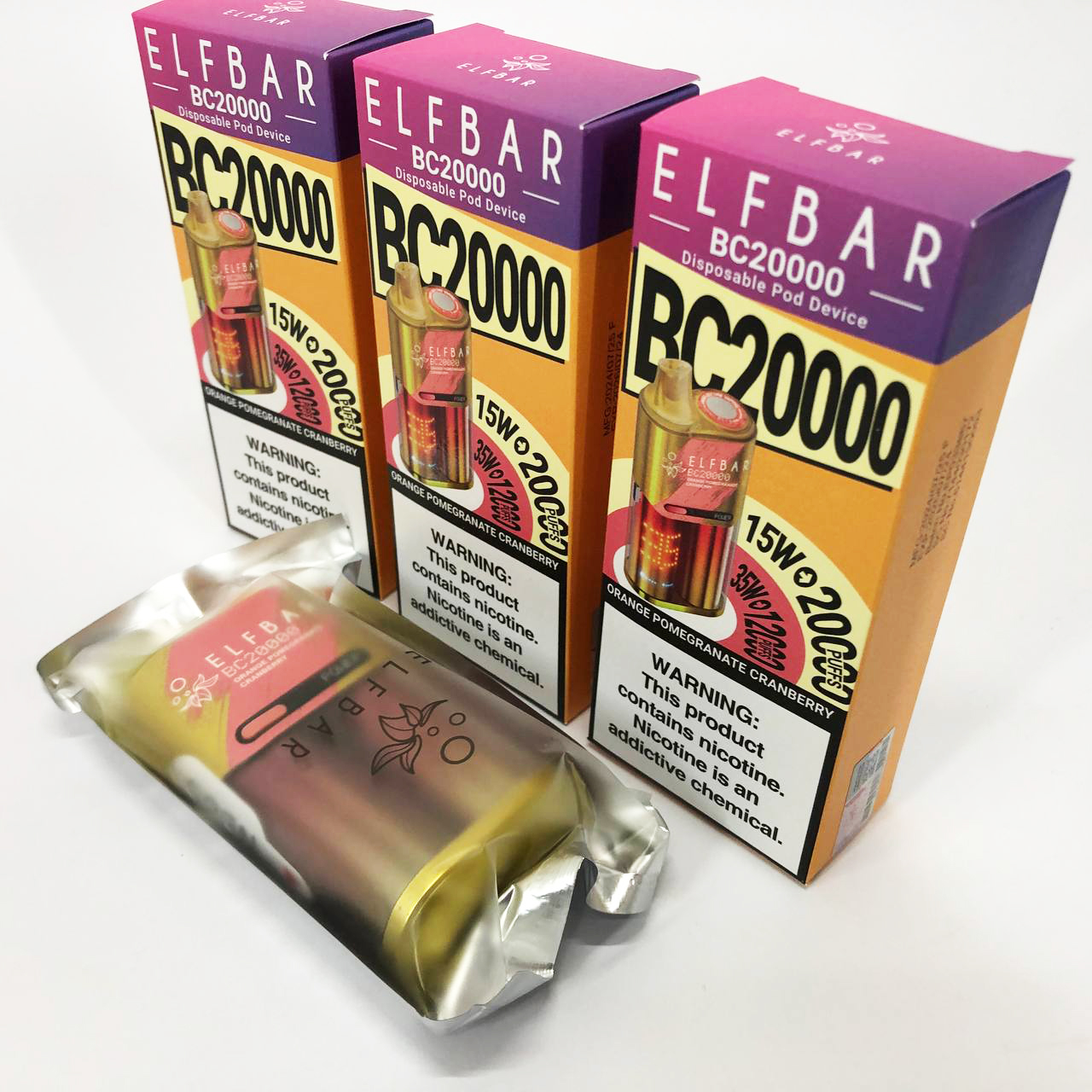 Elf Bar BC20000 5%. Вишня Персик Лимонад (Cherry Peach Lemonade)