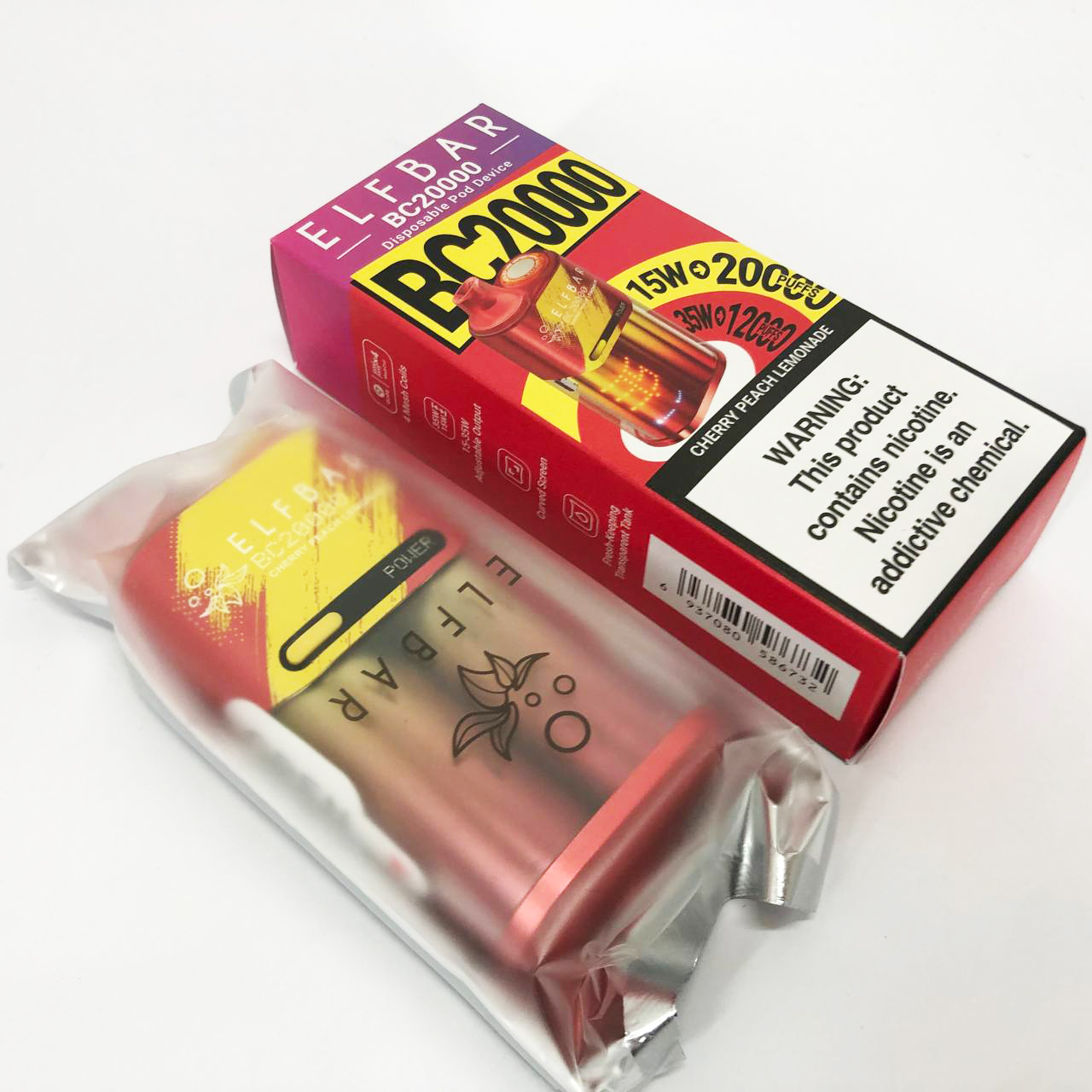 Elf Bar BC20000 5%. Вишня Персик Лимонад (Cherry Peach Lemonade)