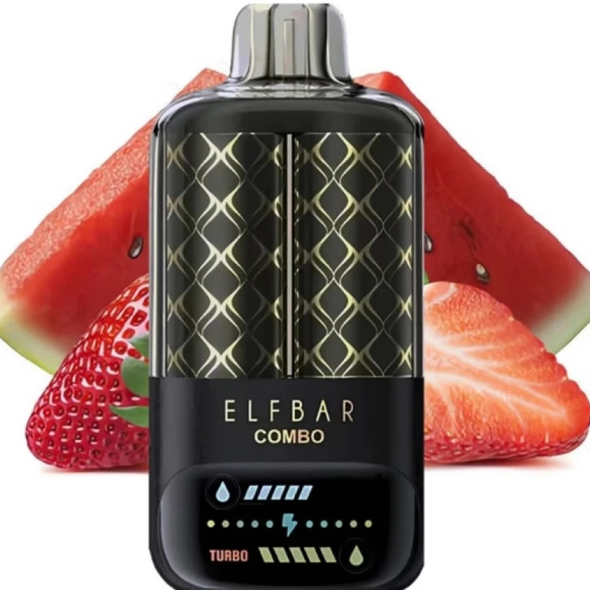 ELF BAR COMBO 25000. Переключение вкусов. Арбуз / Клубника (Watermelon / Strawberry)