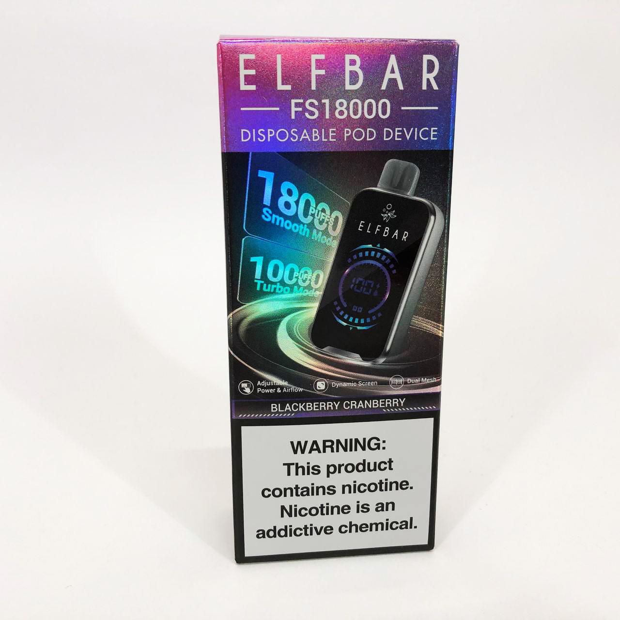 ELF BAR FS18000 5%. Ежевика Клюква (Blackberry Cranberry)