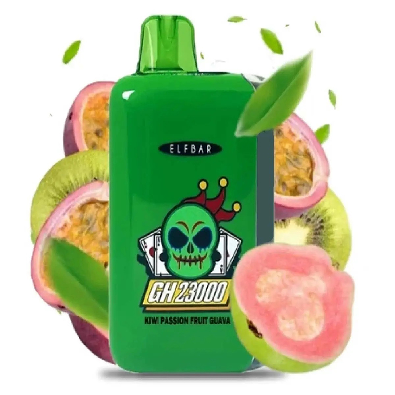 ELF BAR GH 23000 5%. Киви Маракуйя Гуава (Kiwi Passion Fruit Guava)