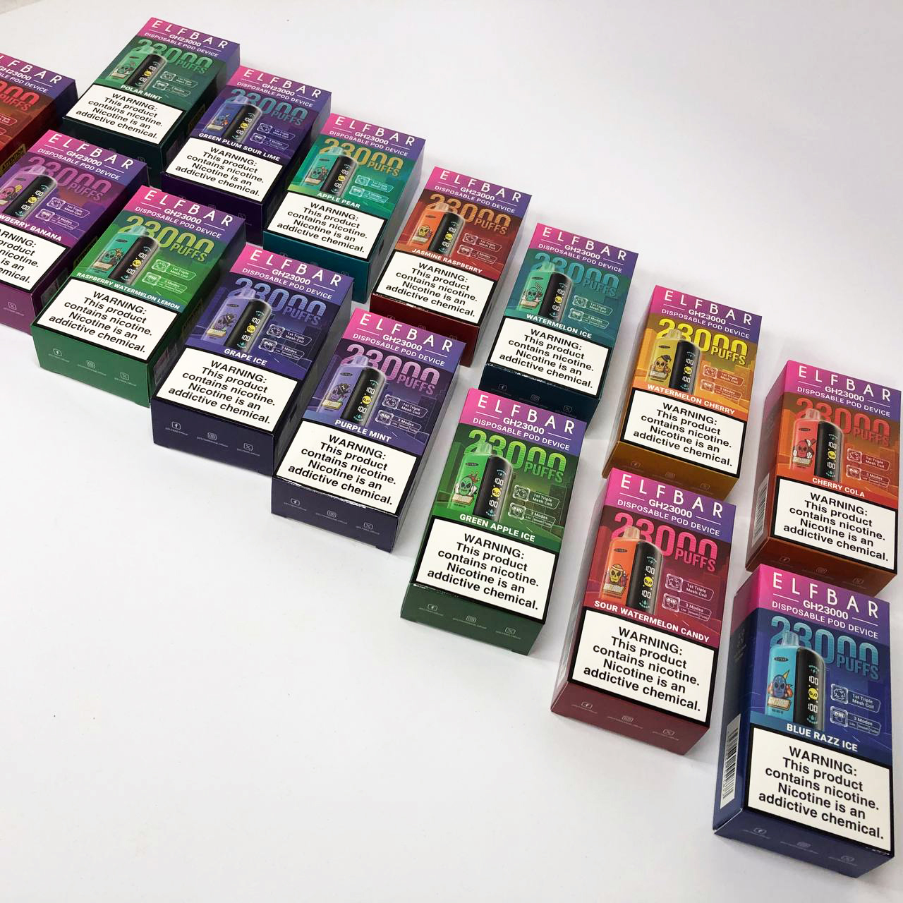 ELF BAR GH 23000 5%. Киви Маракуйя Гуава (Kiwi Passion Fruit Guava)