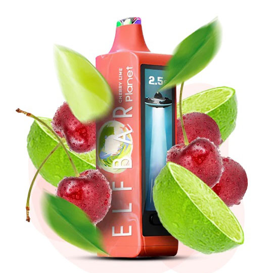 ELF BAR Planet 25000. Вишня Лайм (Cherry Lime)