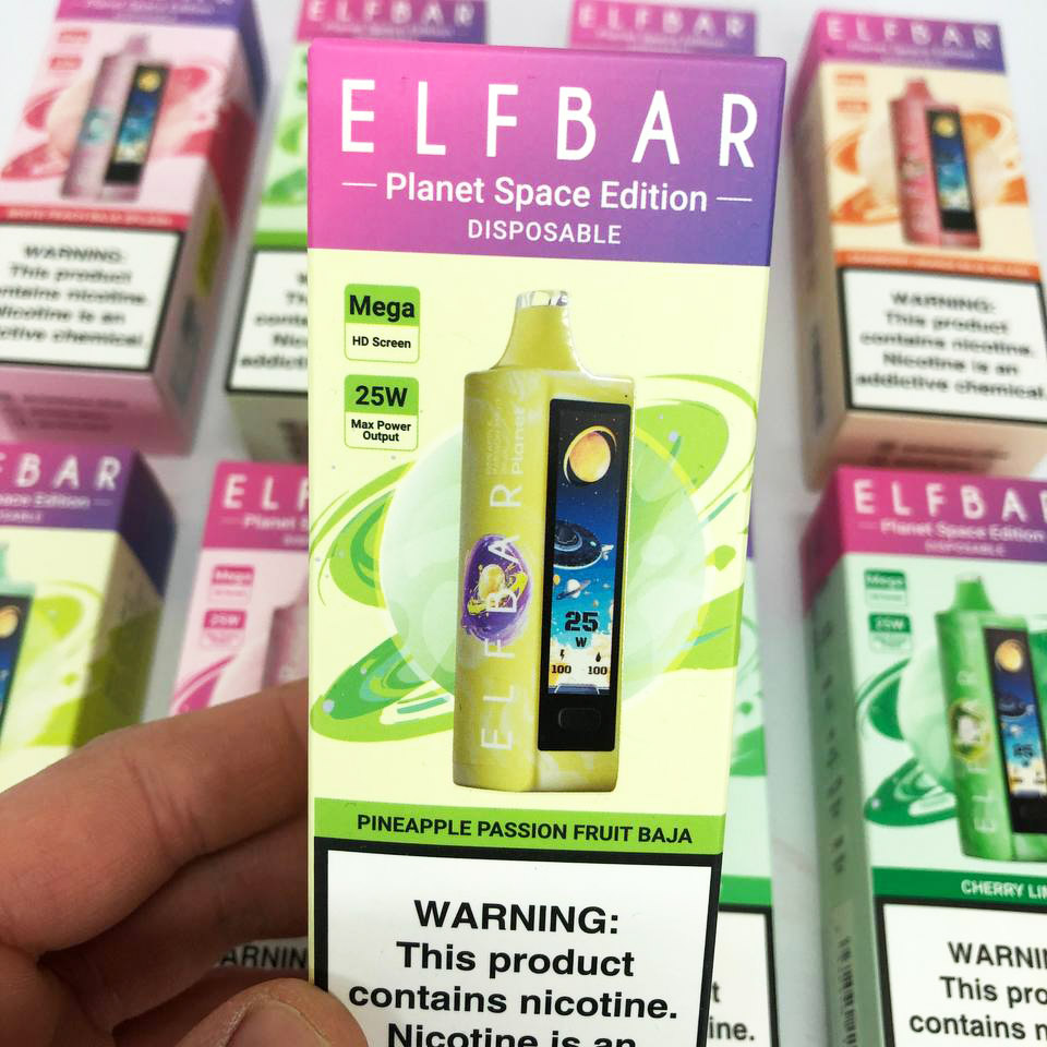 ELF BAR Planet 25000. Ананас Маракуйя Баха (Pineapple Passion Fruit Baja)