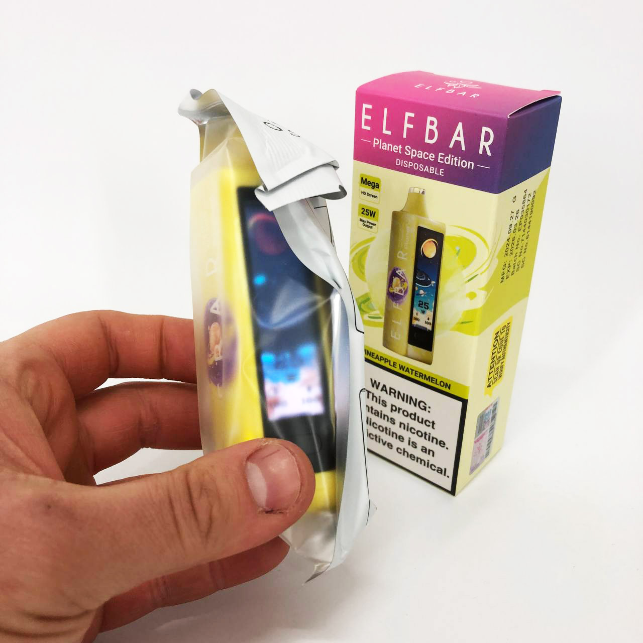 ELF BAR Planet 25000. Ананас Арбуз (Pineapple Watermelon)