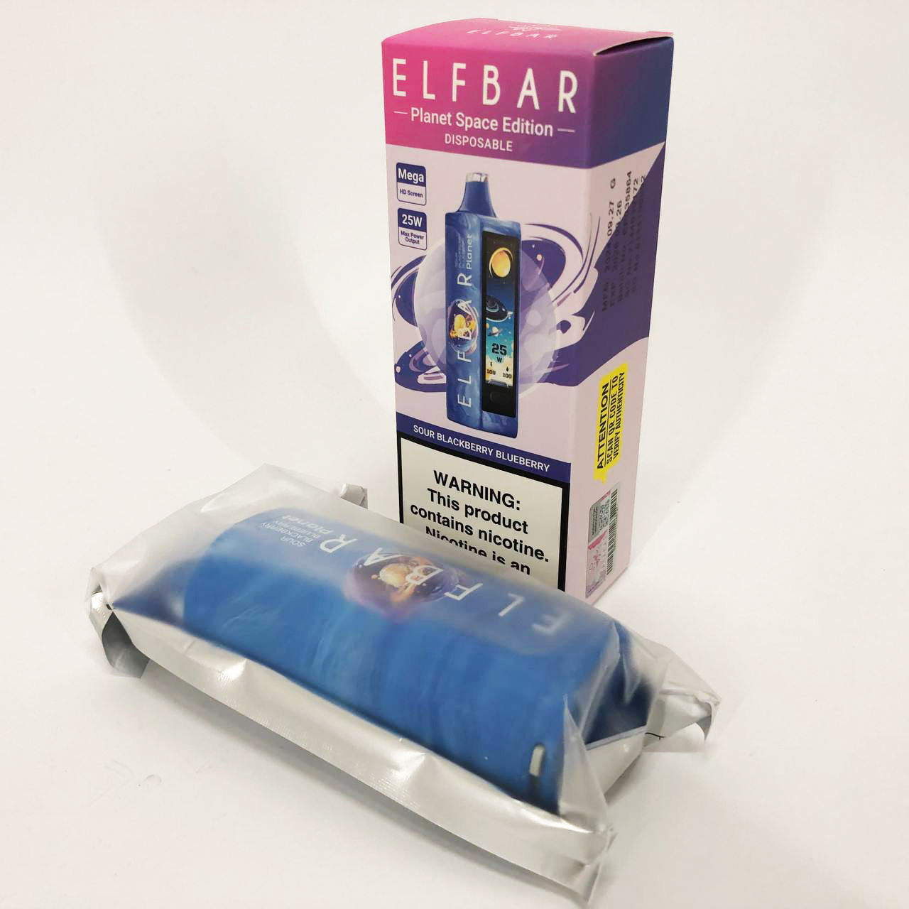 ELF BAR Planet 25000. Кислая Ежевика Черника (Sour Blackberry Blueberry)