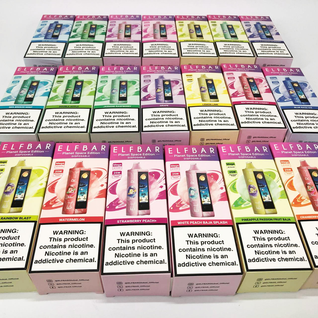 ELF BAR Planet 25000. Кислая Ежевика Черника (Sour Blackberry Blueberry)