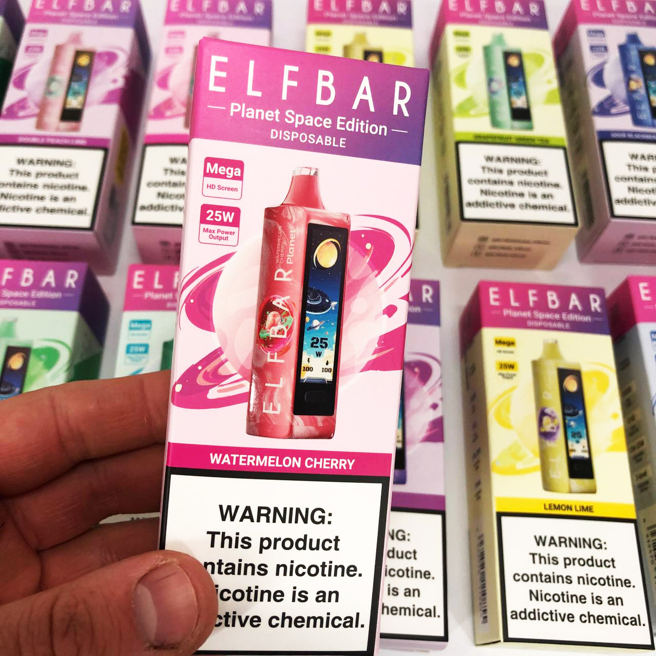 ELF BAR Planet 25000. Арбуз Вишня (Watermelon Cherry)