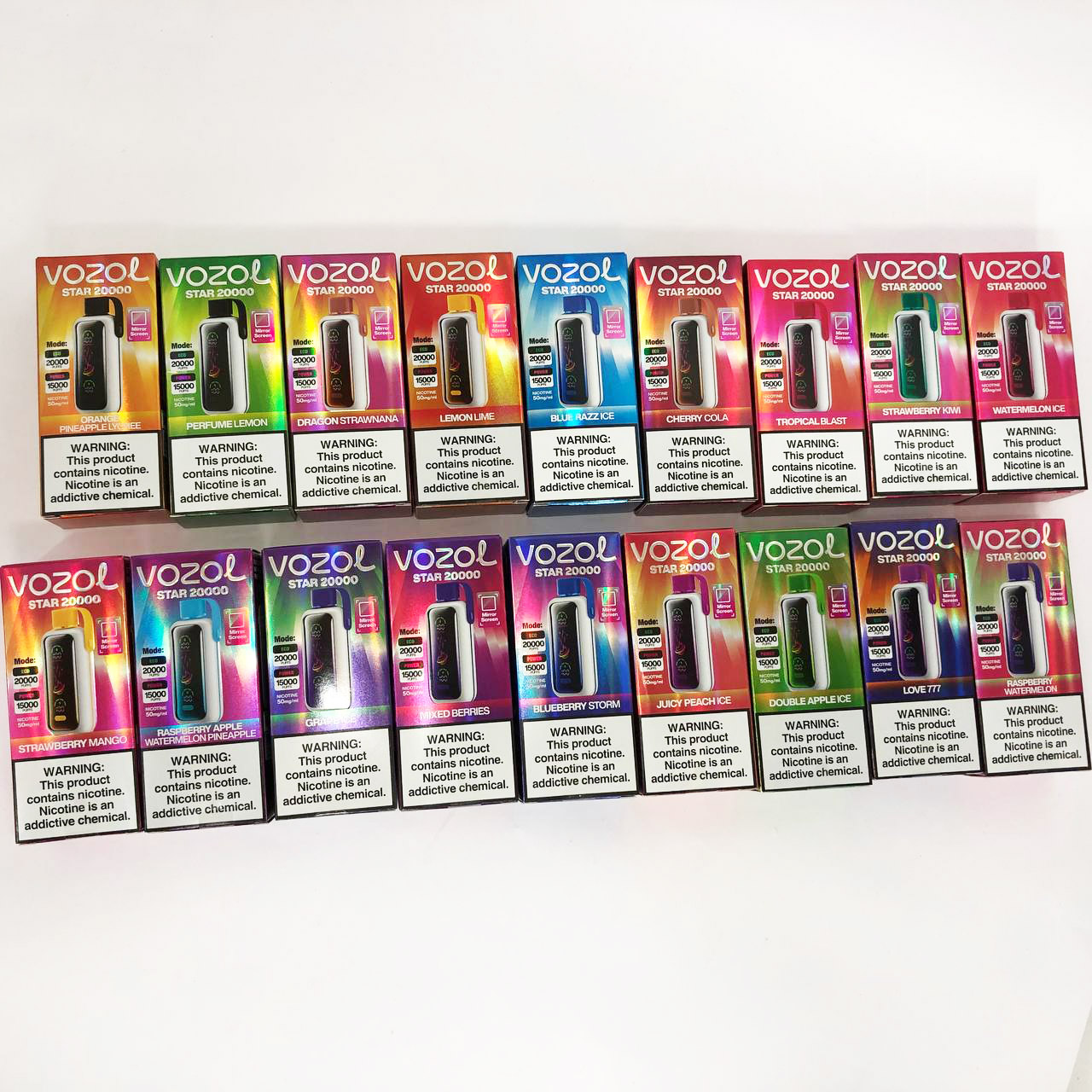 Vozol Star 20000. Тропические фрукты (Tropical Blast)