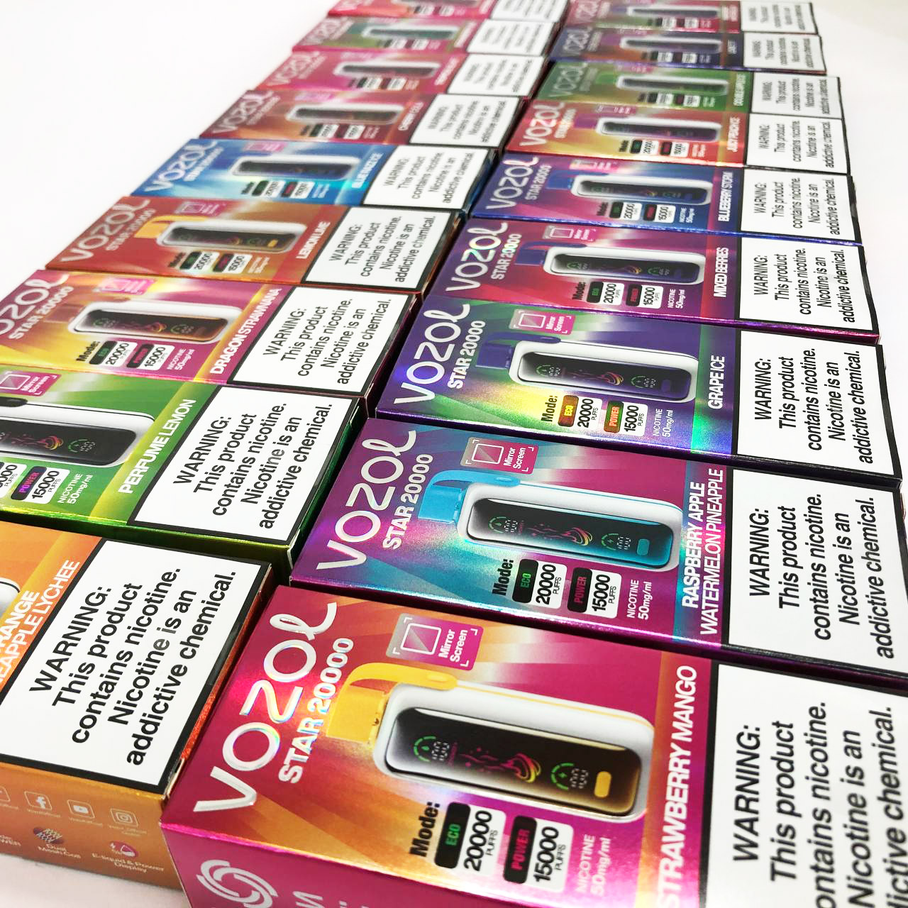 Vozol Star 20000. Лимон (Perfume Lemon)