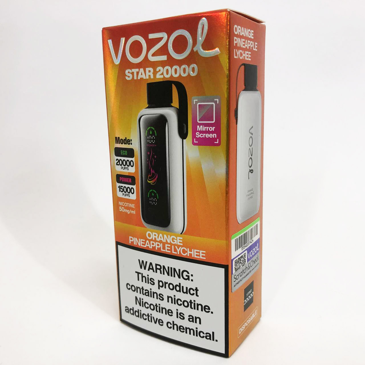 Vozol Star 20000. Апельсин Ананас Личи (Orange Pineapple Lychee)