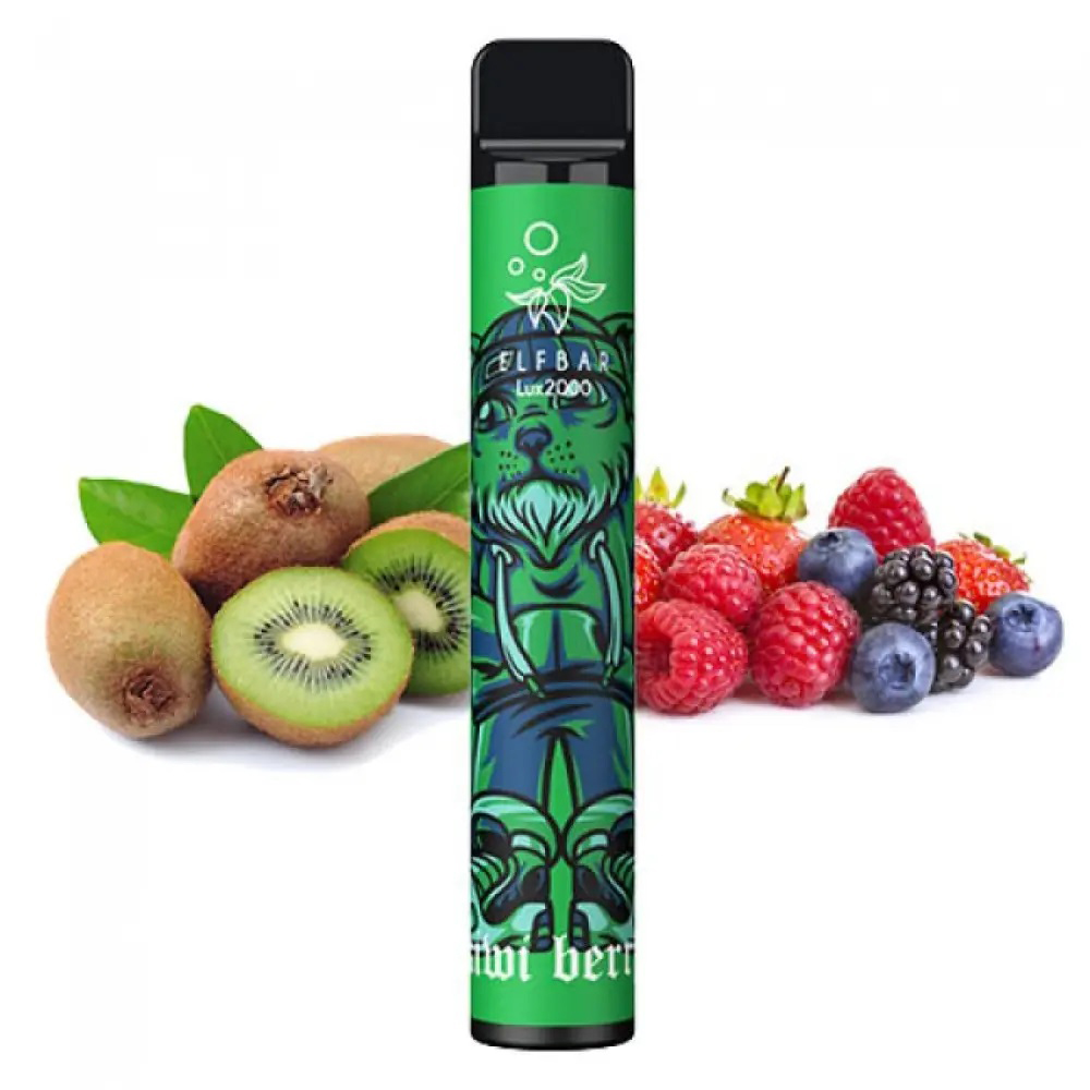 Elf Bar (Эльф Бар) Lux 2000. Киви Ягоды (Kiwi Berry)