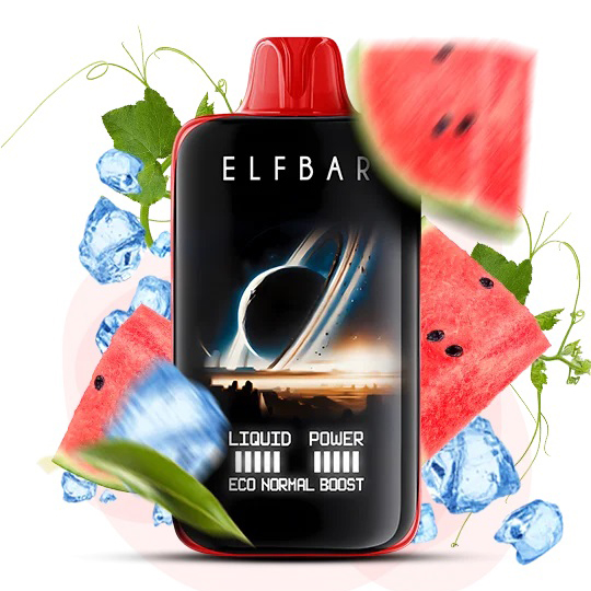 Elf Bar Moon Night 40000. Арбуз (Watermelon Ice)