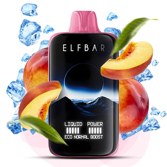 Elf Bar Moon Night 40000. Персик (Peach Ice)