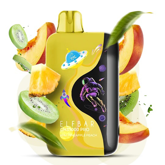 Elf Bar GH 33000 PRO. Киви Ананас Персик (Kiwi Pineapple Peach)