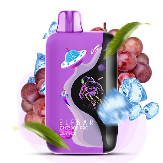 Elf Bar GH 33000 PRO. Виноград (Grape Ice)