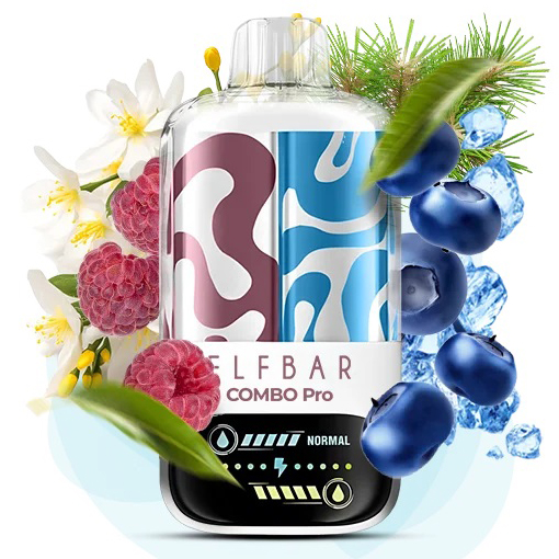 ELF BAR Combo Pro 30000 Жасмин Малина Черника Лед (Jasmine Raspberry Blueberry Ice)