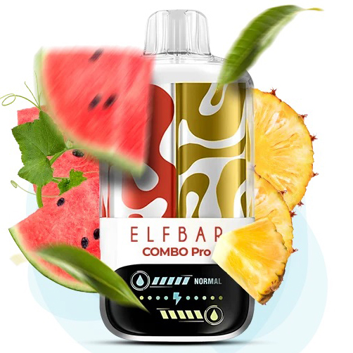 ELF BAR Combo Pro 30000 Кислый арбуз Ананас (Sour Watermelon Pineapple)